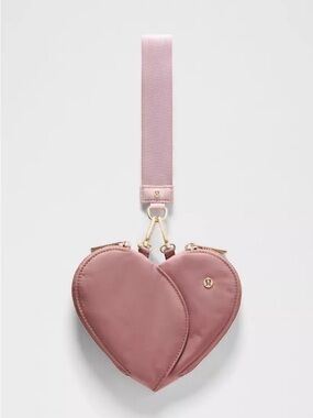 Lululemon Heart Dual Pouch Wristlet